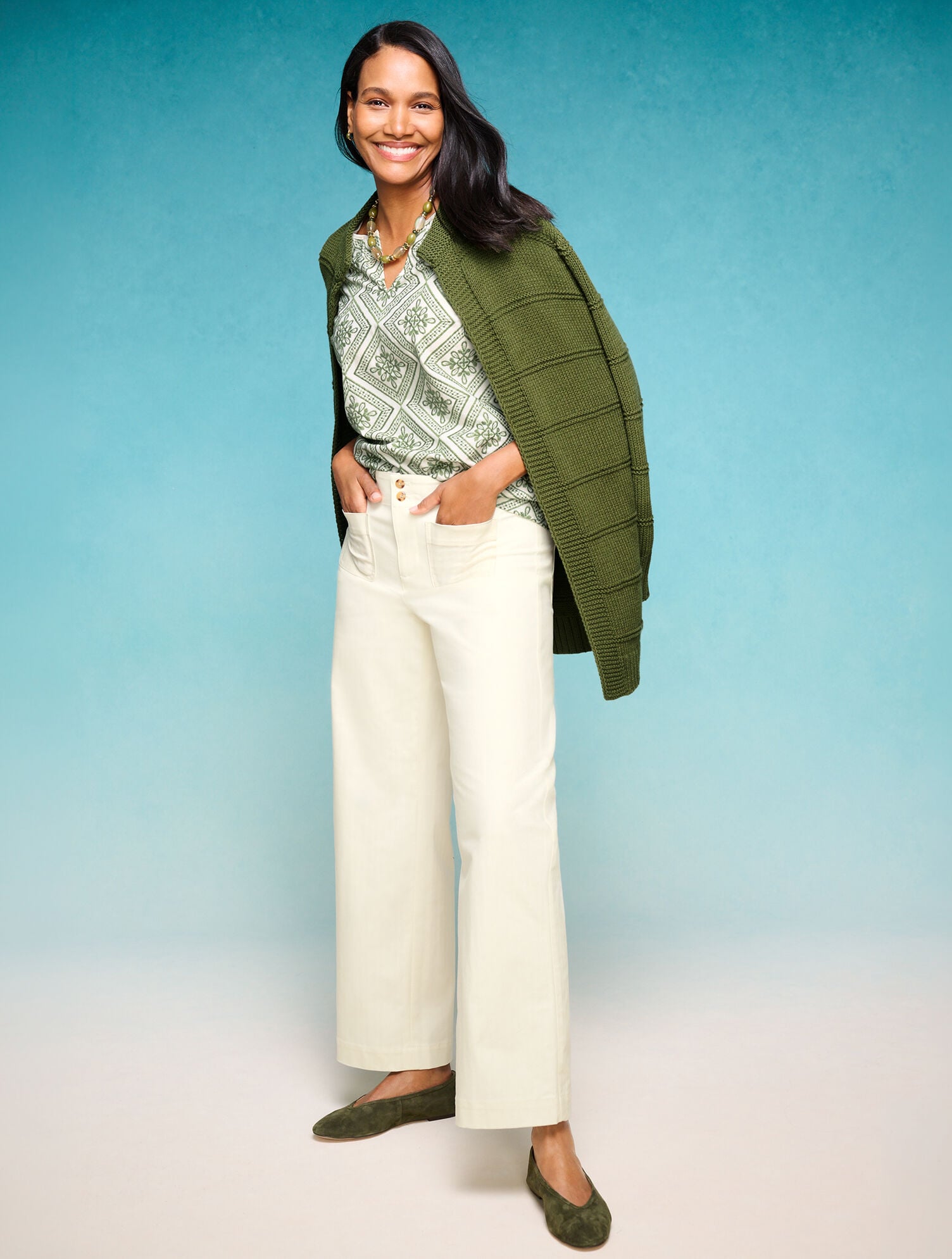 Textured Flyaway | Talbots