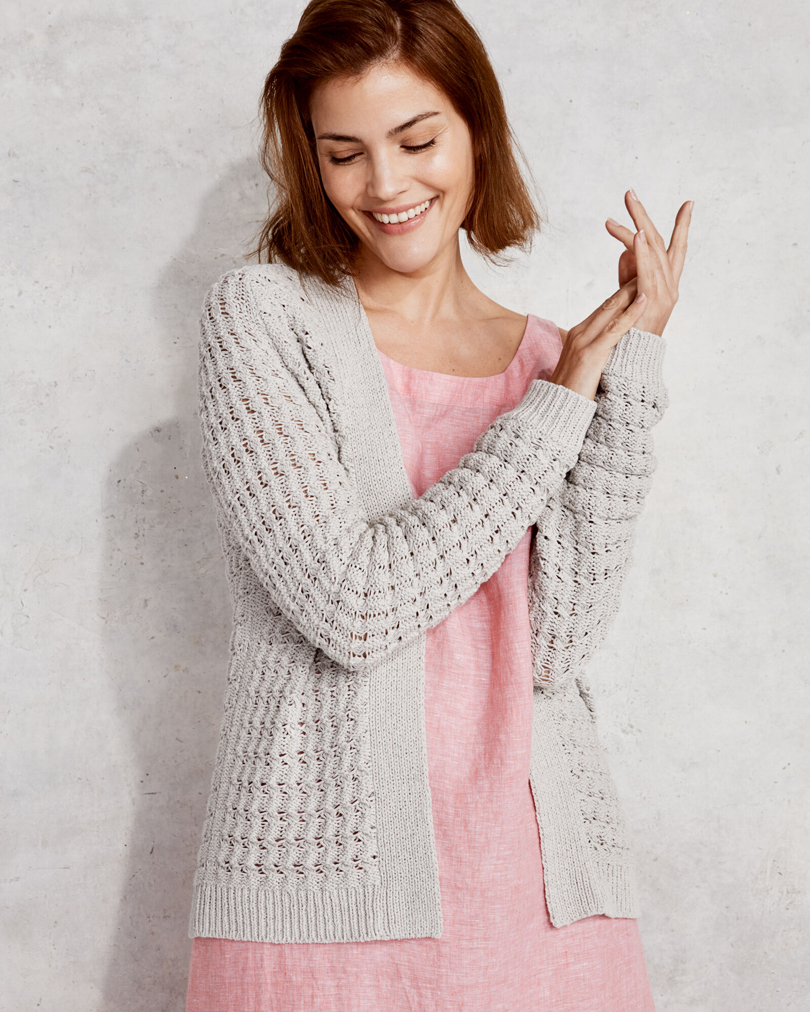 トップス Ans Dotsloevner shoulder cardigan 25ss Ans Dotsloevner shoulder cardigan 25ss