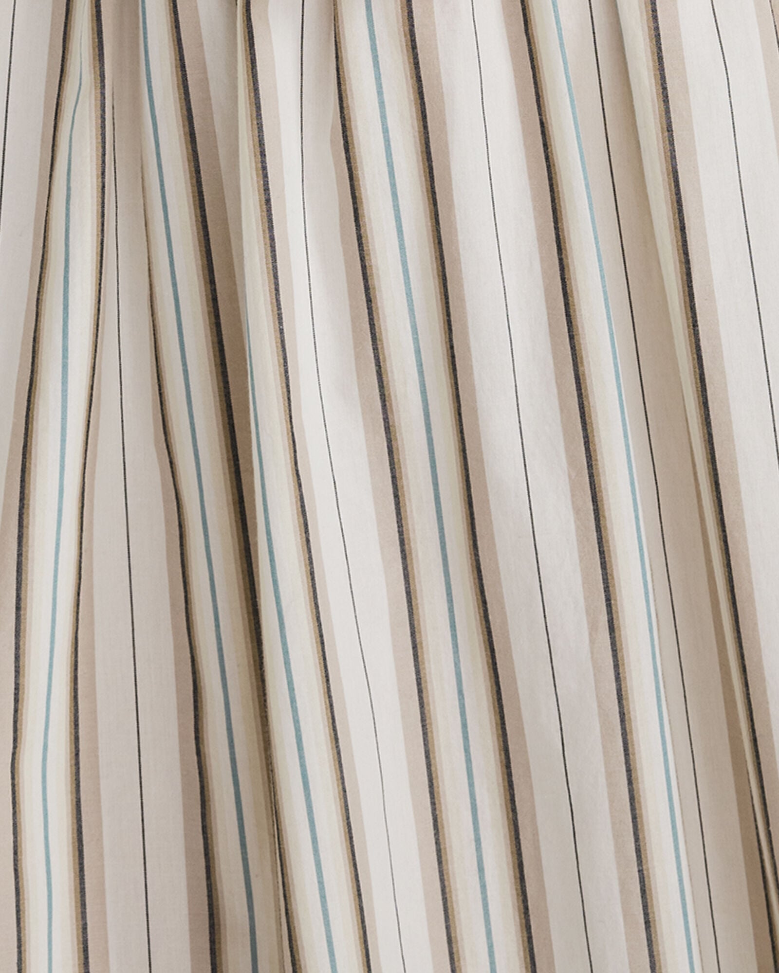 Smocked poplin dress