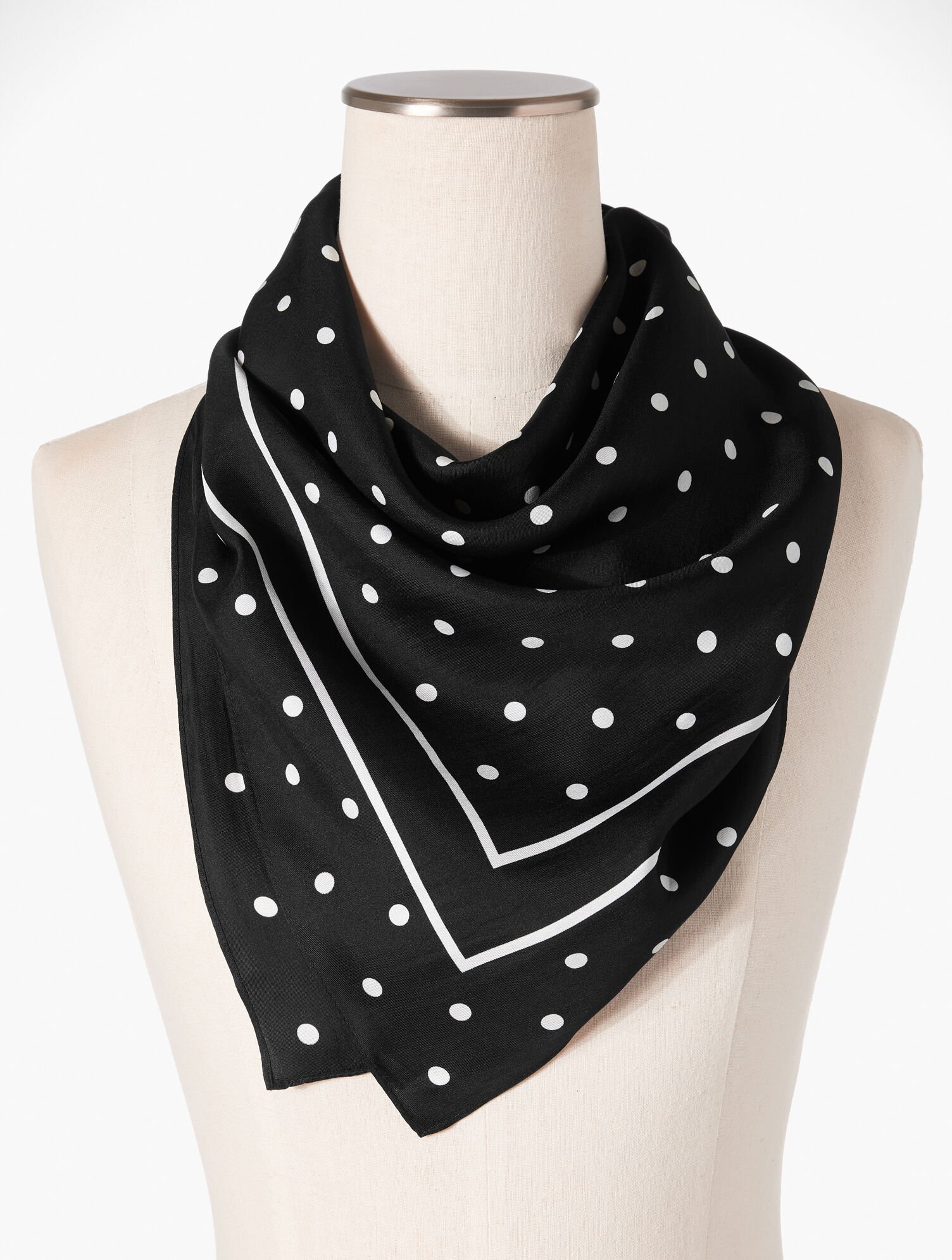 Garden Dot Square Scarf