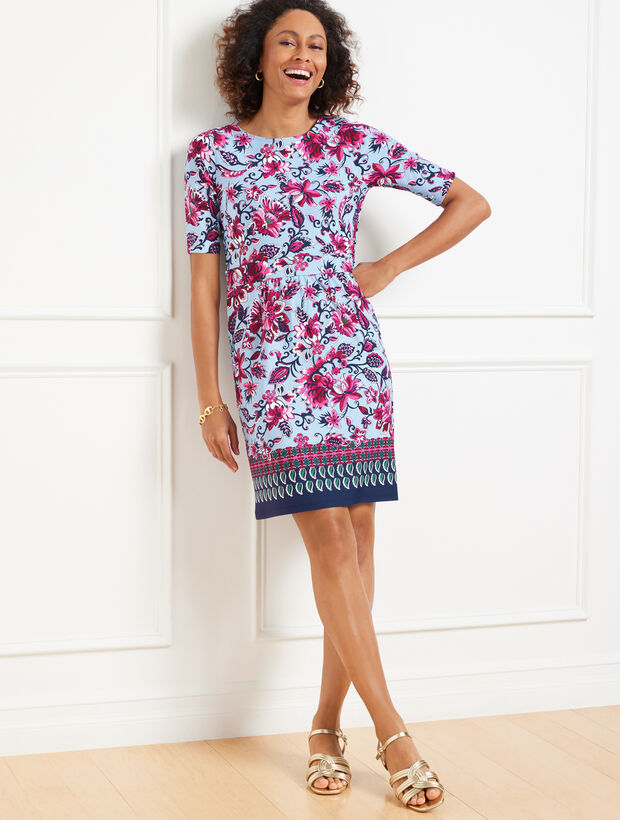 plain jersey dress Joseph Cotton Poplin Jersey Dress - Size 38 - White main image 1