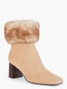 Crawford Shearling Bootie - Suede