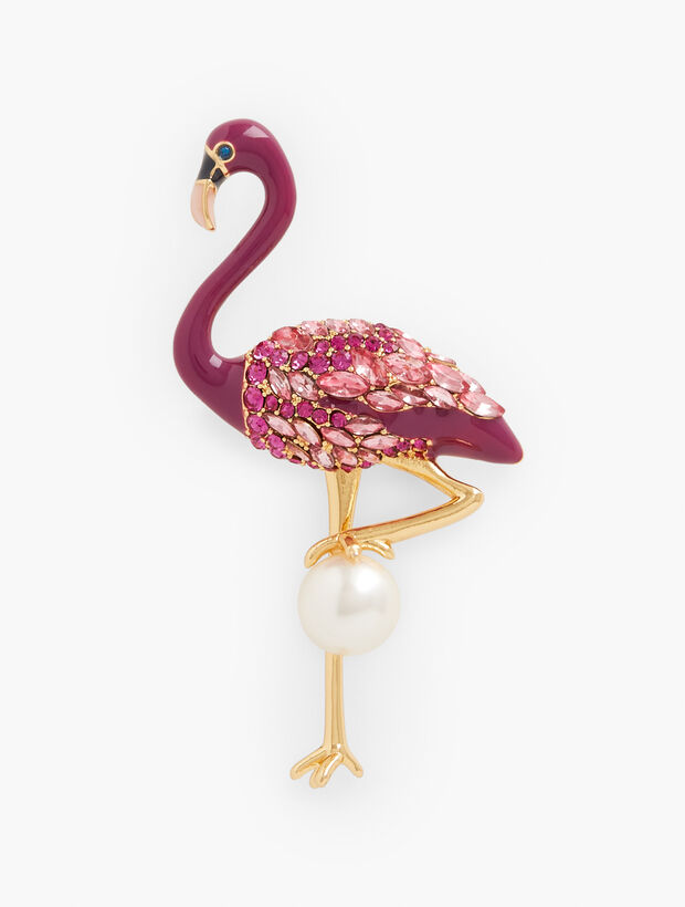 Flamingo Brooch | Talbots