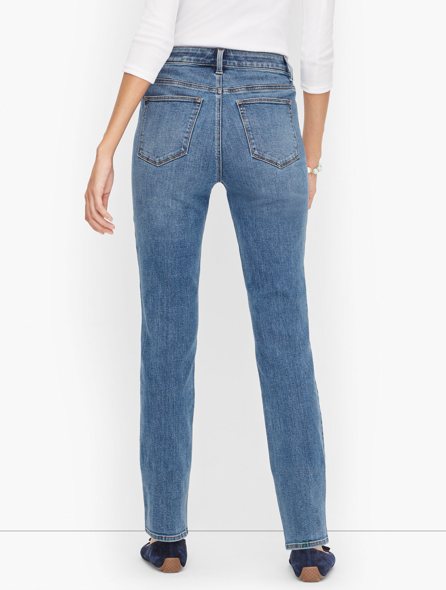 Straight Leg Jeans - Shore Wash