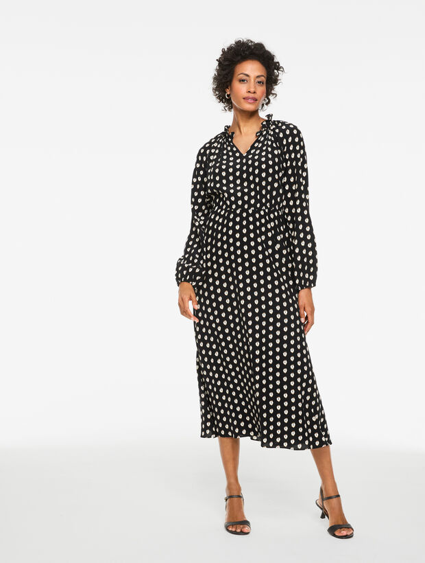 Fit &amp; Flare Dress - Ikat Foulard
