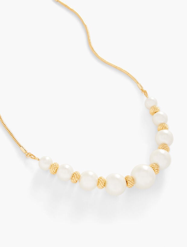 Uptown Pearl Statement Necklace