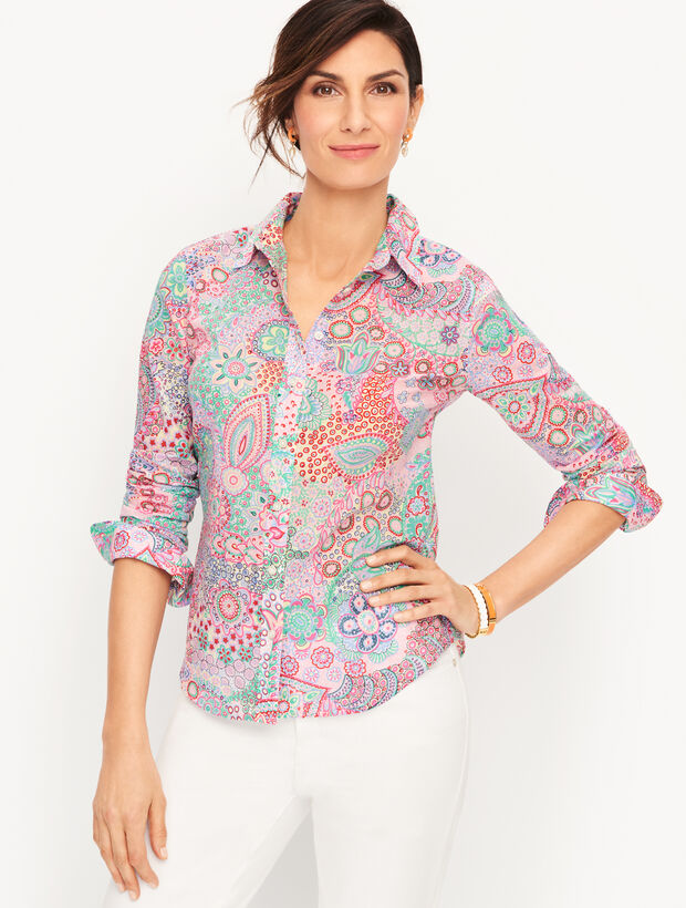 Classic Cotton Shirt - Dreamy Paisley