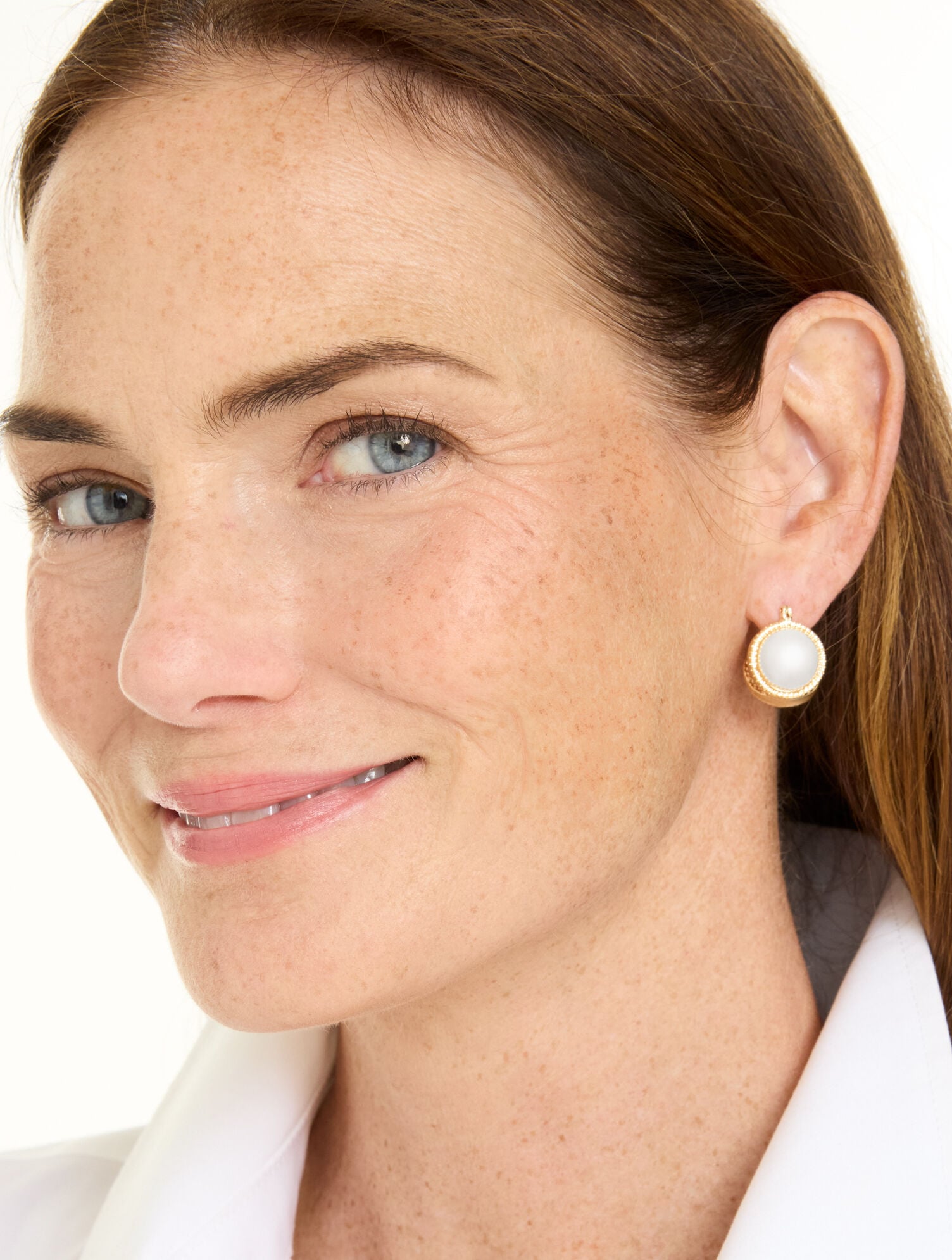 Pearl Front-Back Earrings - thumbnail 3