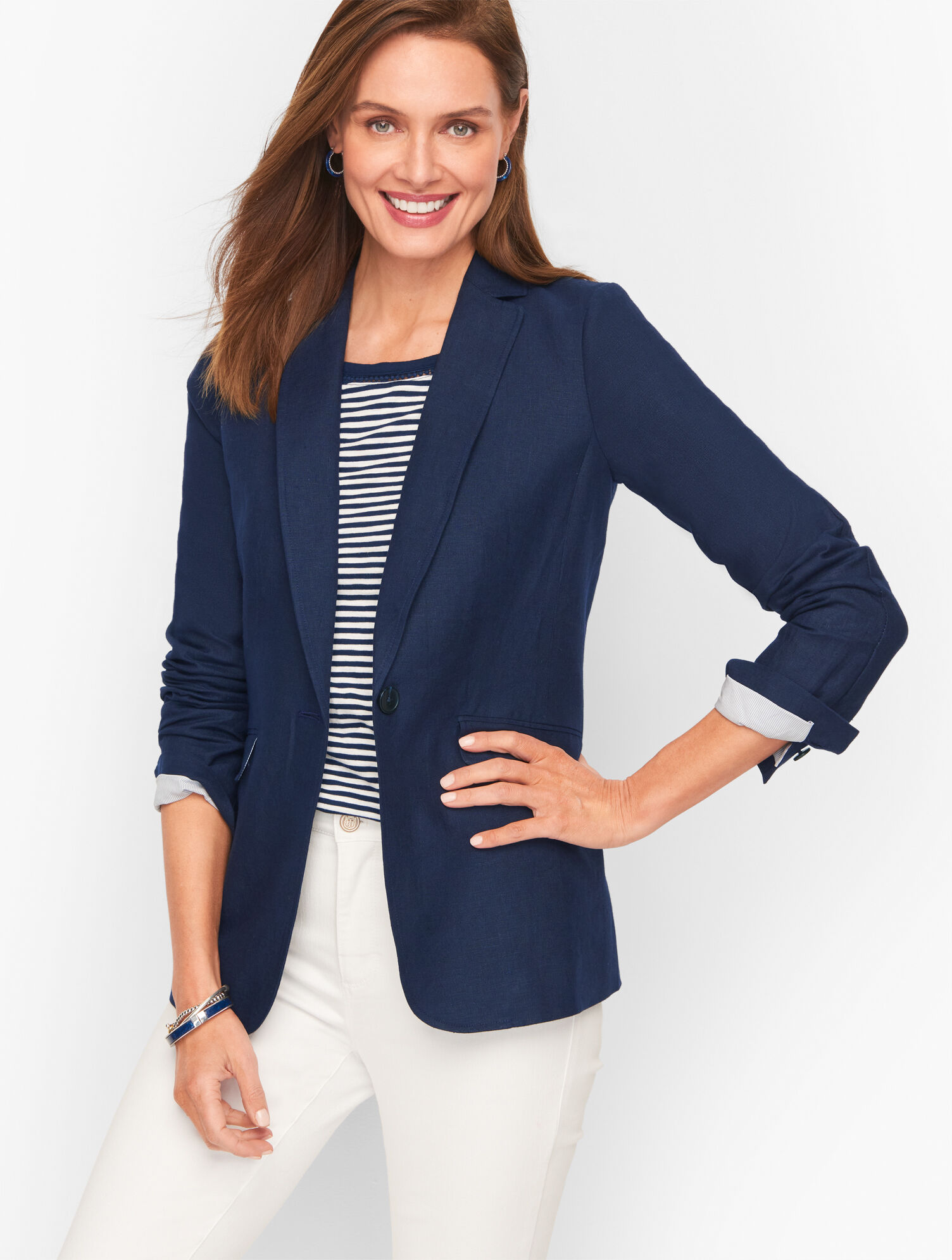Casual Linen Blazer