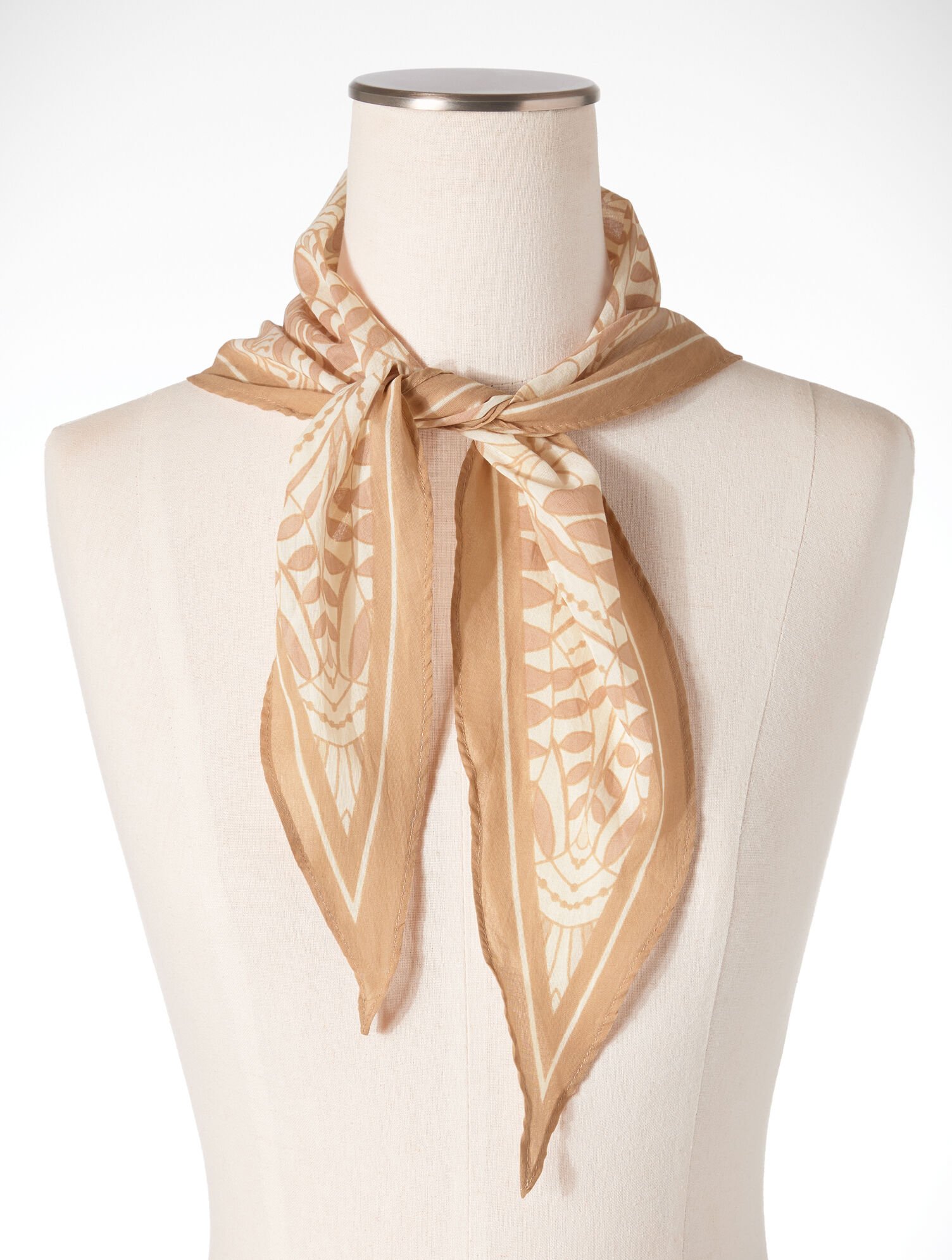 Swaying Petals Diamond Scarf