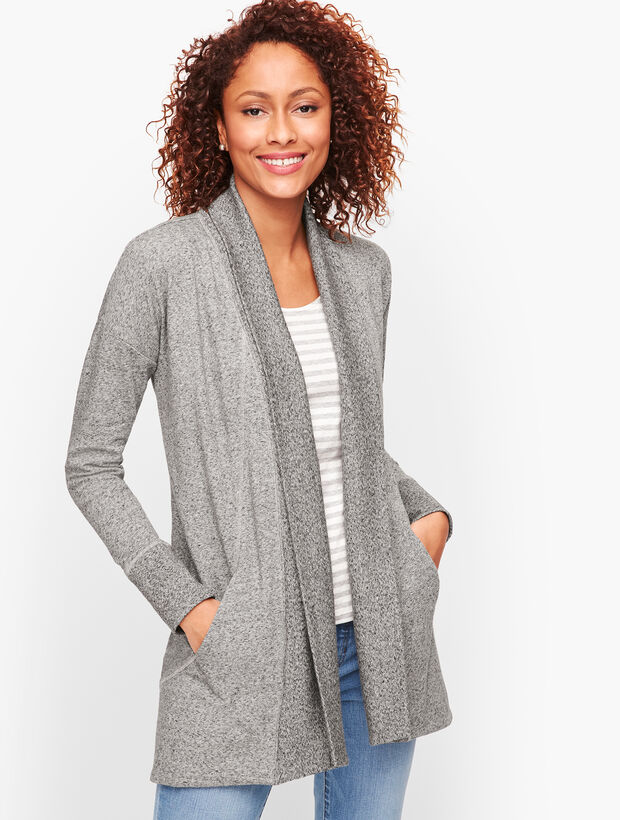 Terry Open Cardigan