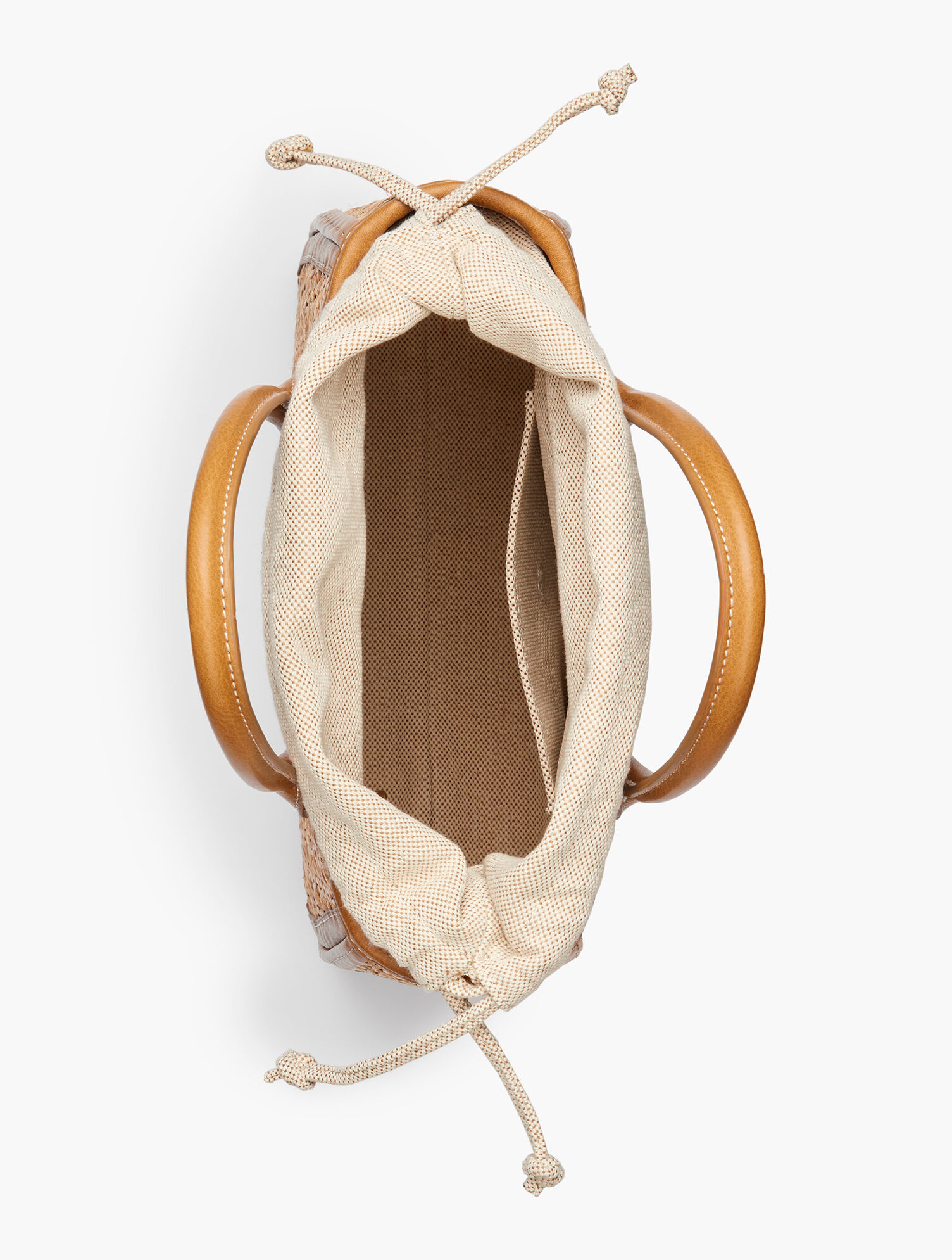 Caning Drawstring Tote