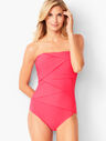 Miraclesuit&reg; Bandeau Tiered One-Piece - Solid