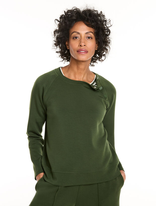 AirKnit Stretch Snap Raglan Pullover