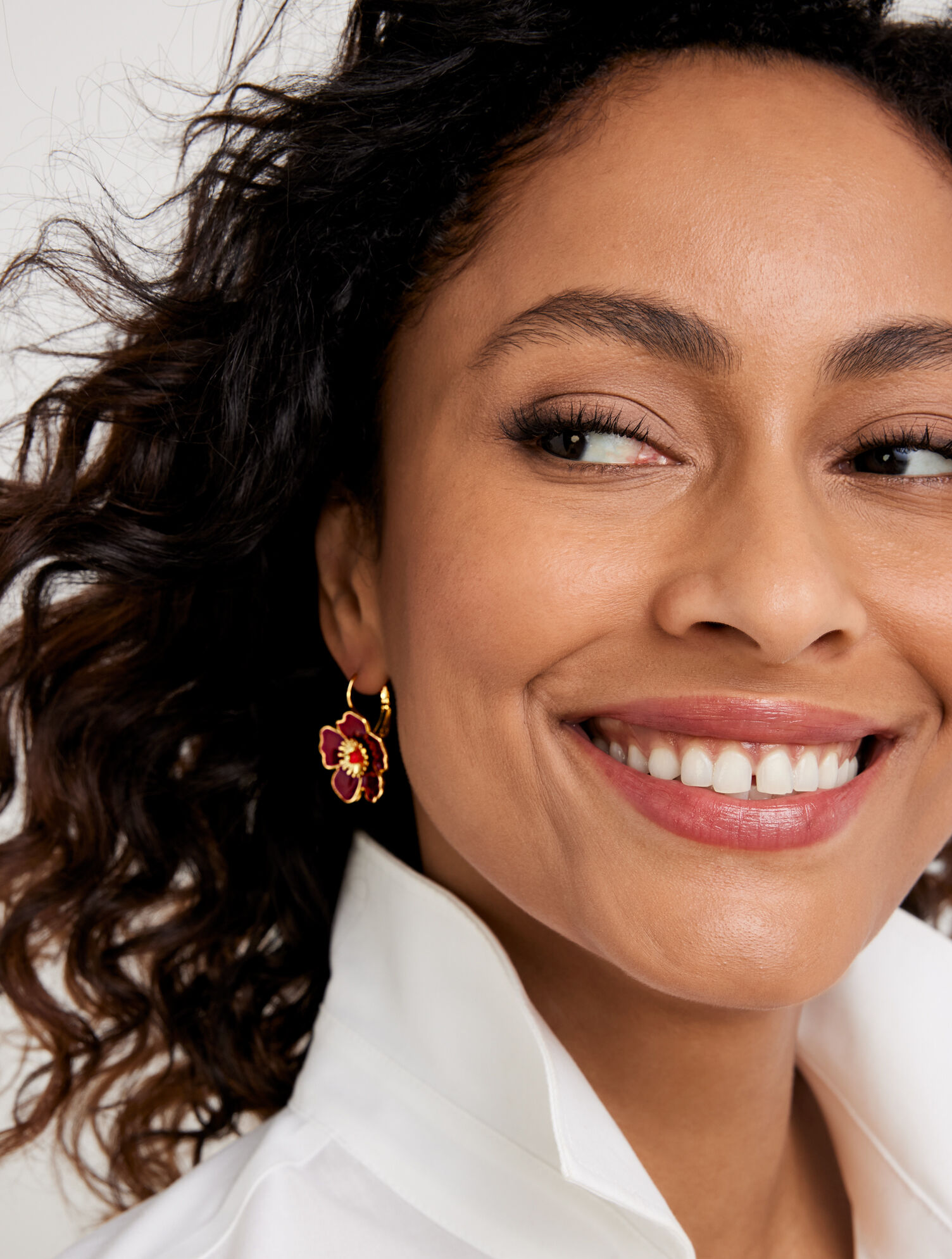 Fall Floral Drop Earrings