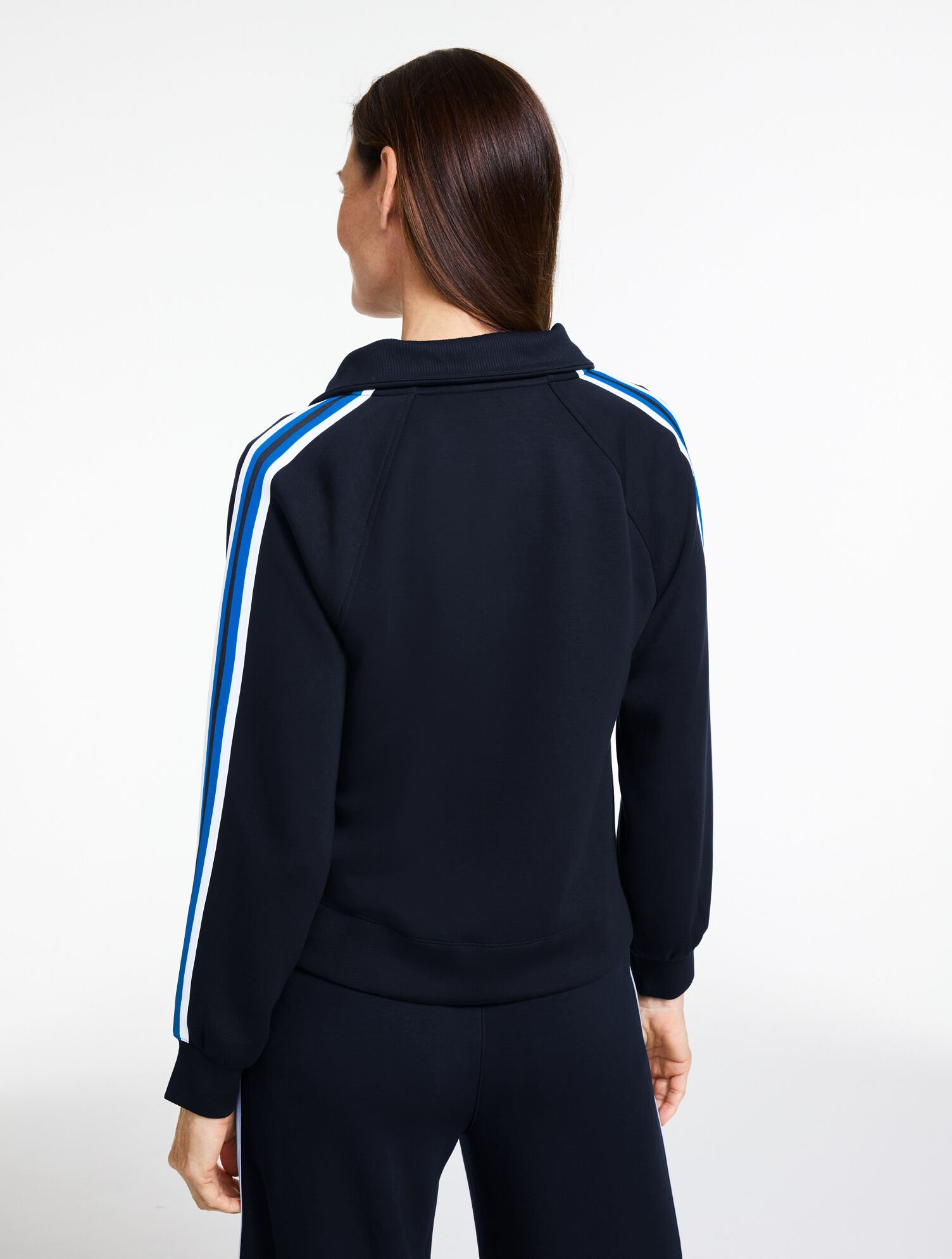 AirKnit Stretch Half-Zip Pullover - Stripe Tape