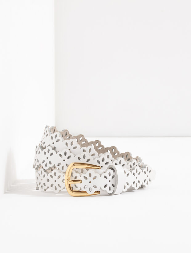 Perforated Flower Belt