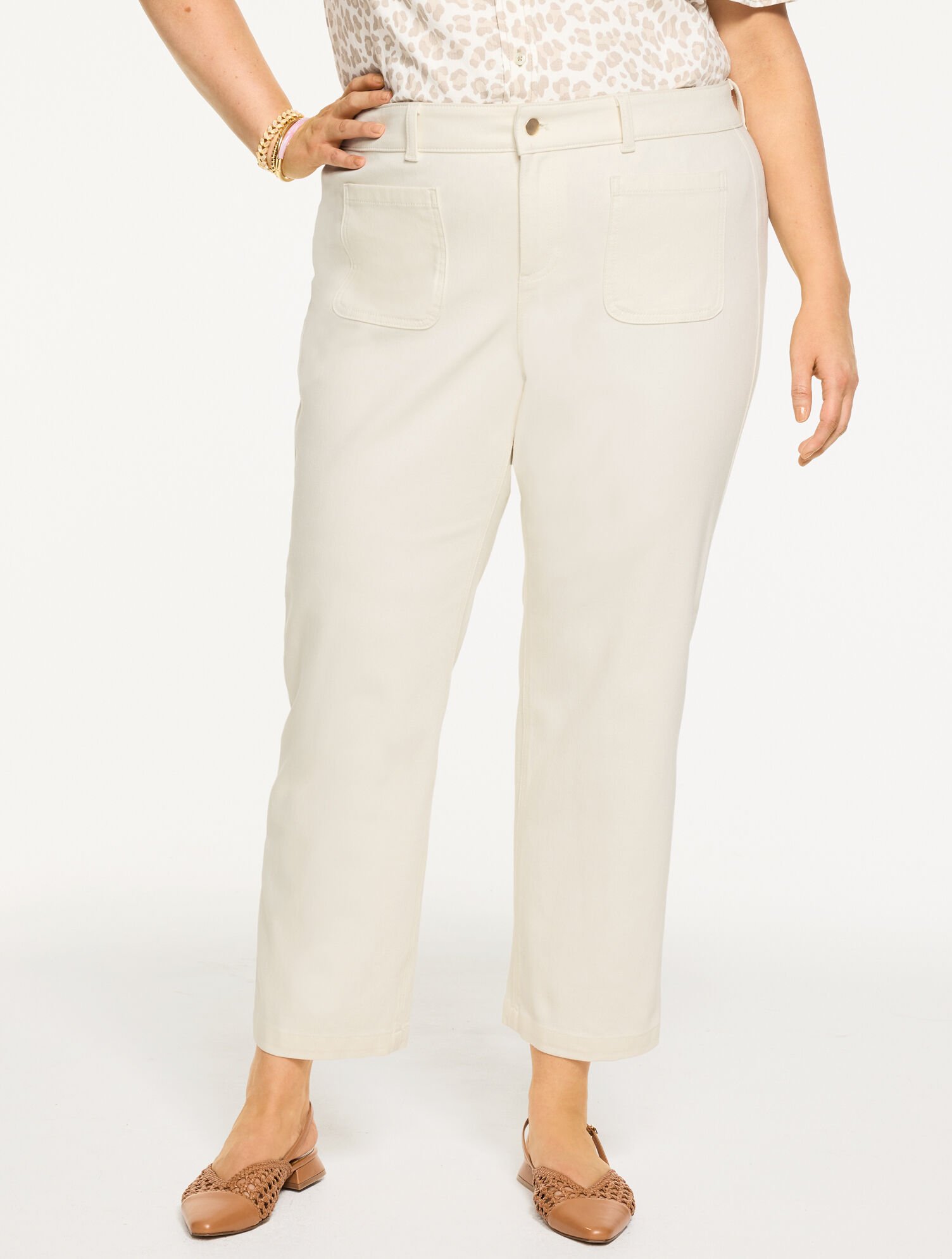 Straight Ankle Jeans