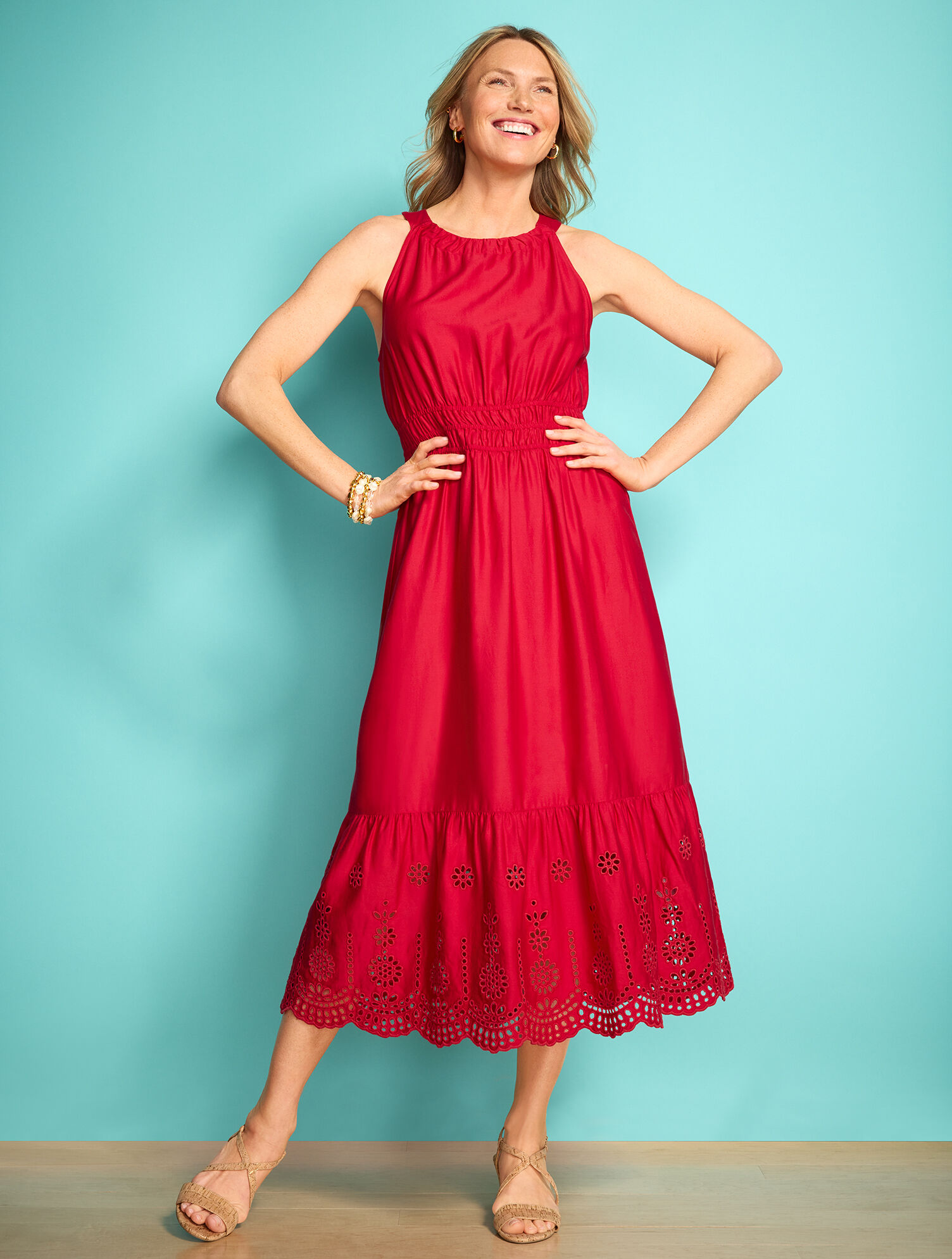 strapless open back dress Red Fit and Flare Dress, Fit and Flare Cocktail Dress, Red Party Dress –  Top Notch Fashion