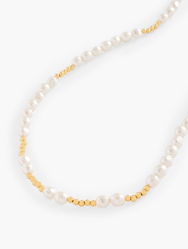 Fresh Pearl Long Necklace