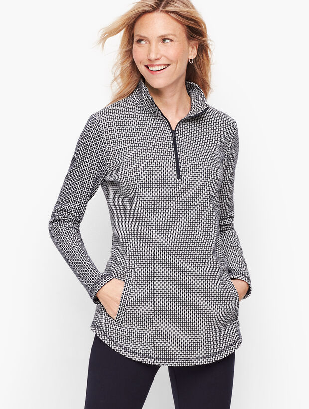 Geo Half Zip Pullover