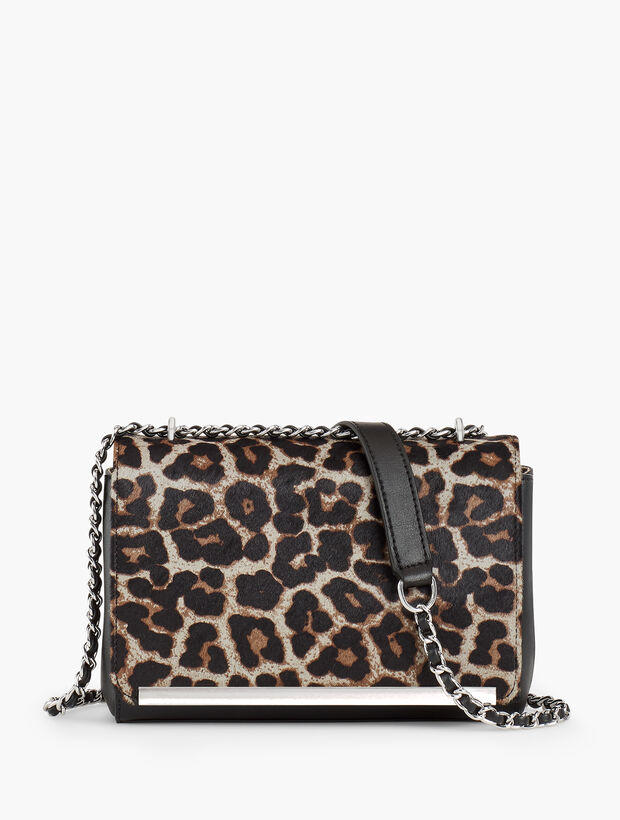 Calf Hair Leopard Shoulder Bag