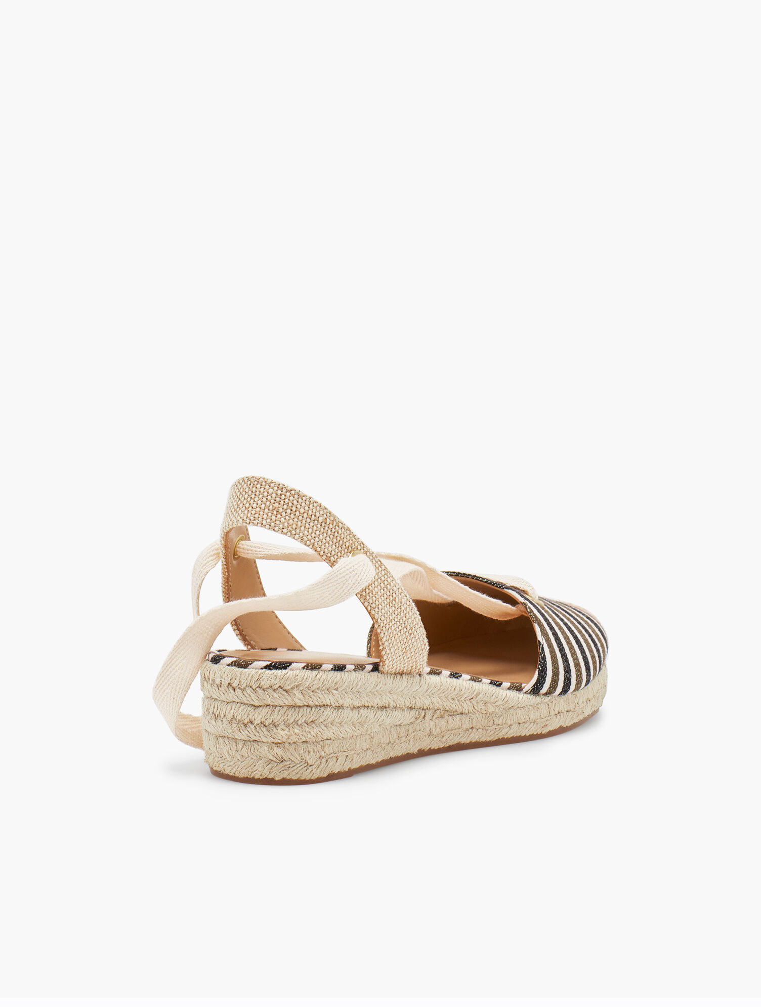 Pamela Ankle-Tie Espadrille Wedges | Talbots