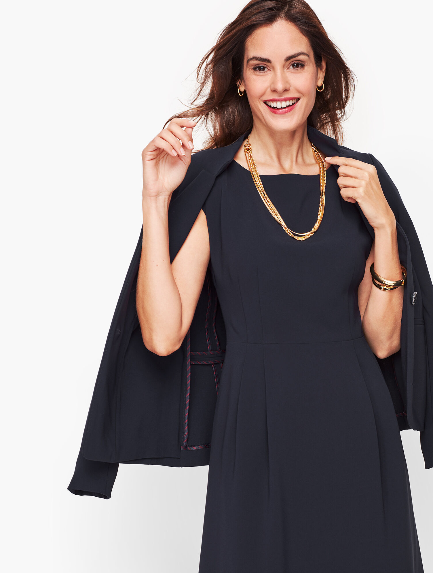 Easy Travel Fit & Flare Dress | Talbots