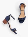 Mimi  Suede Ankle Strap Sandals