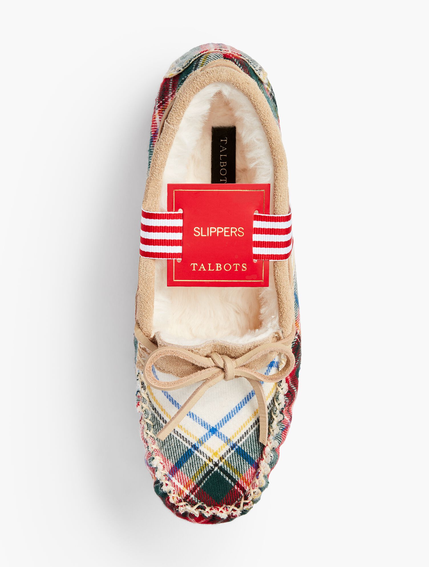 Ruby Moccasin Slippers - Tartan Plaid