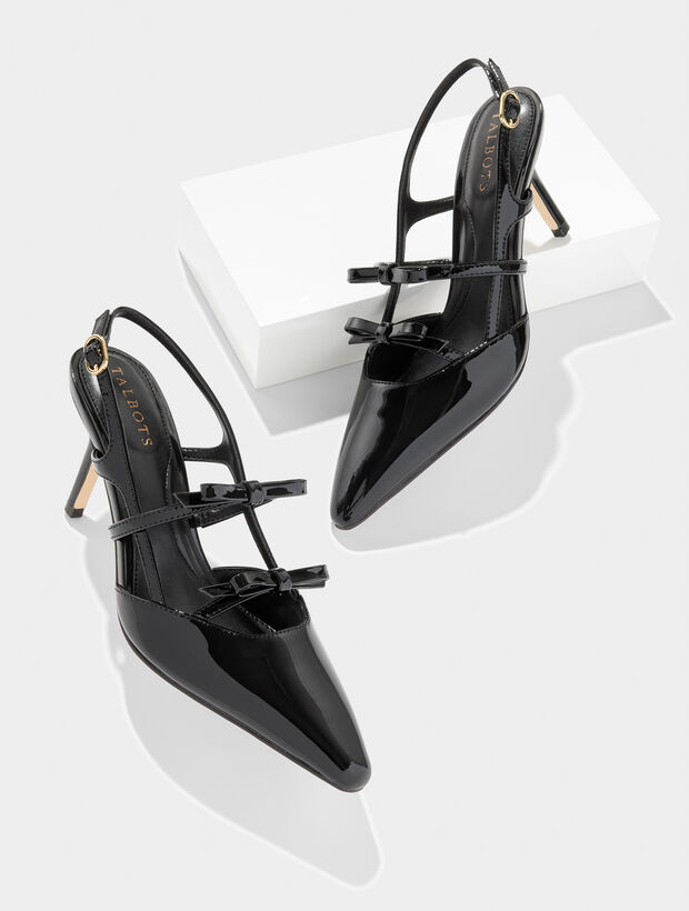Libby Slingback Patent Leather Pumps