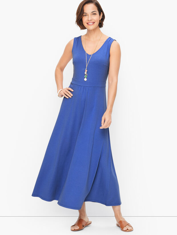 Knit Jersey Maxi Dress - Solid