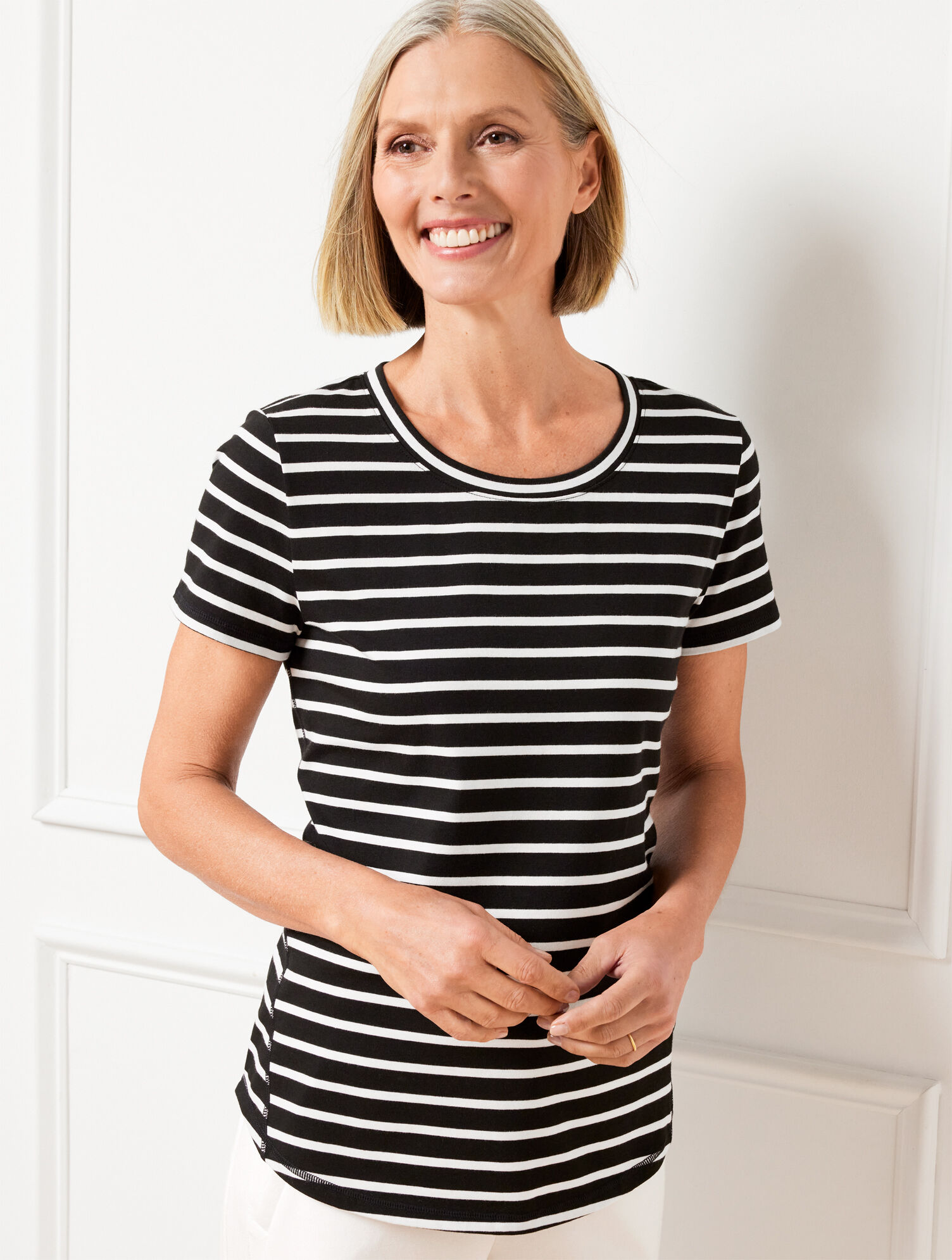 Supersoft Jersey Short Sleeve Tee - Volley Stripe