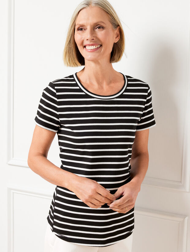 Supersoft Jersey Short Sleeve Tee - Volley Stripe