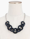 Faceted Bead Statement Necklace