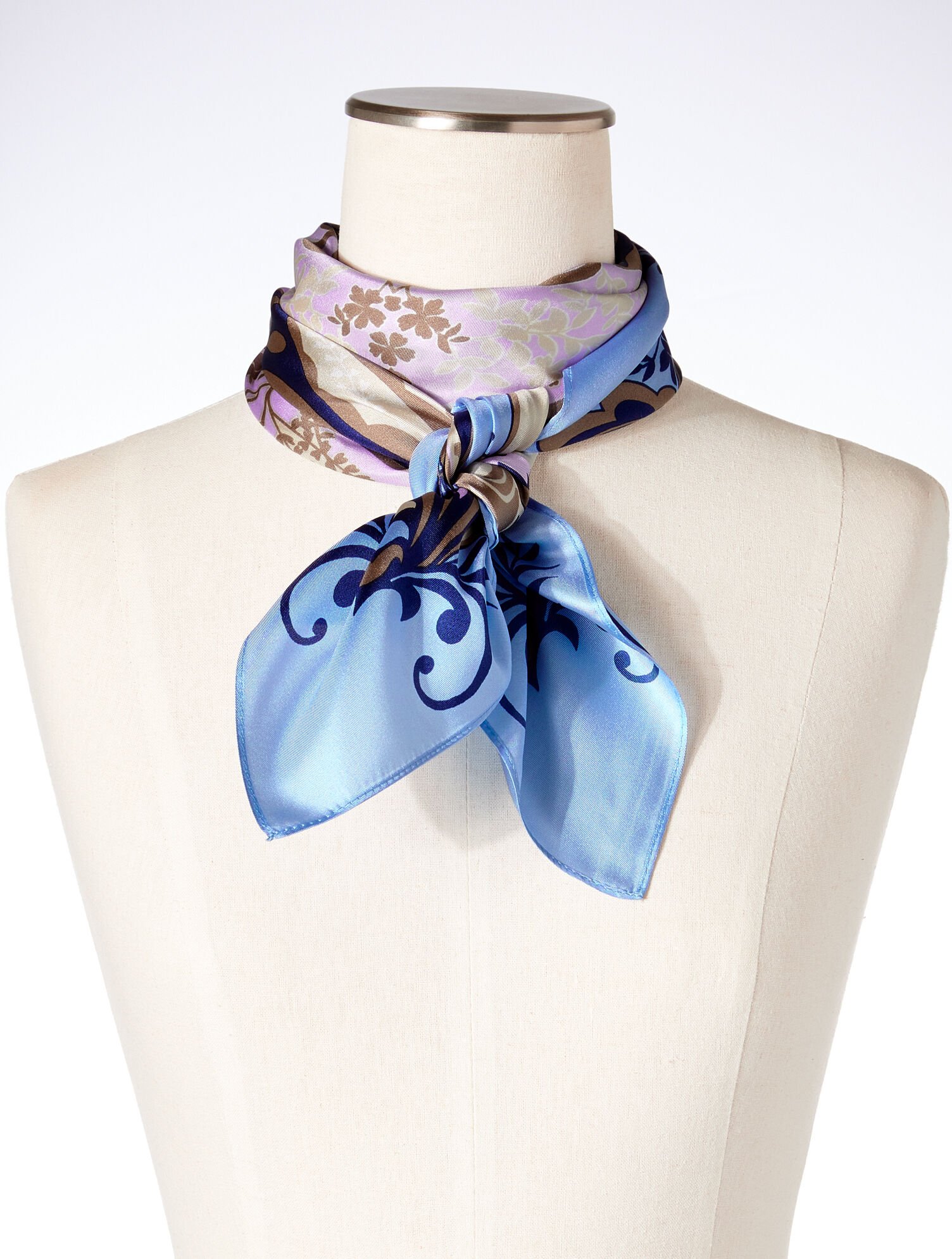 Garden Paisley Square Scarf