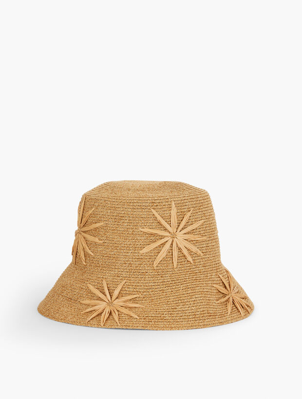 Flower Embroidered Straw Hat