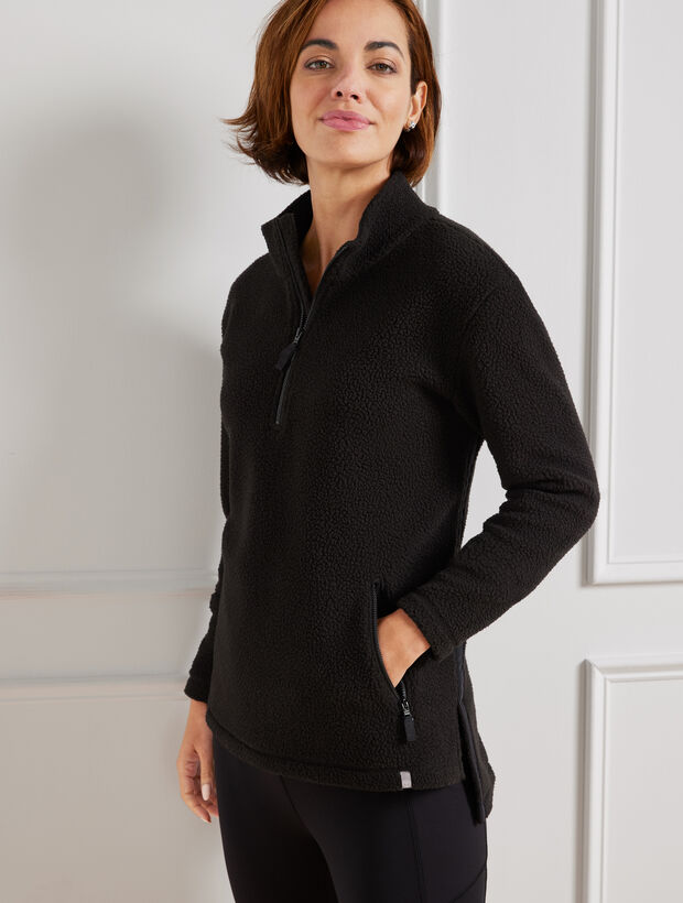 Cozy Sherpa Half Zip Pullover
