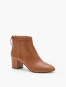 Maud Back Bow Nappa Ankle Boots