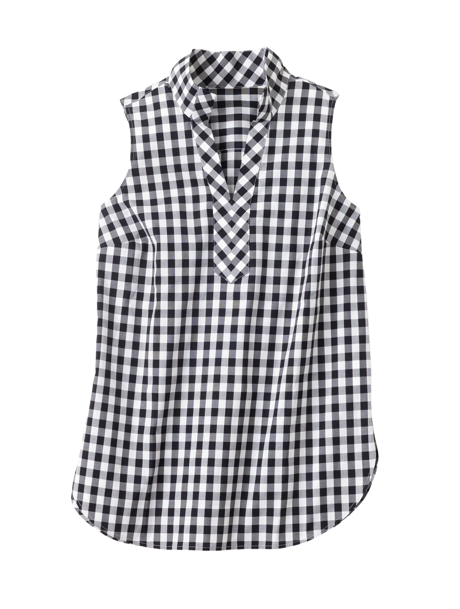 Sleeveless Non-Iron Tunic Popover - Gingham