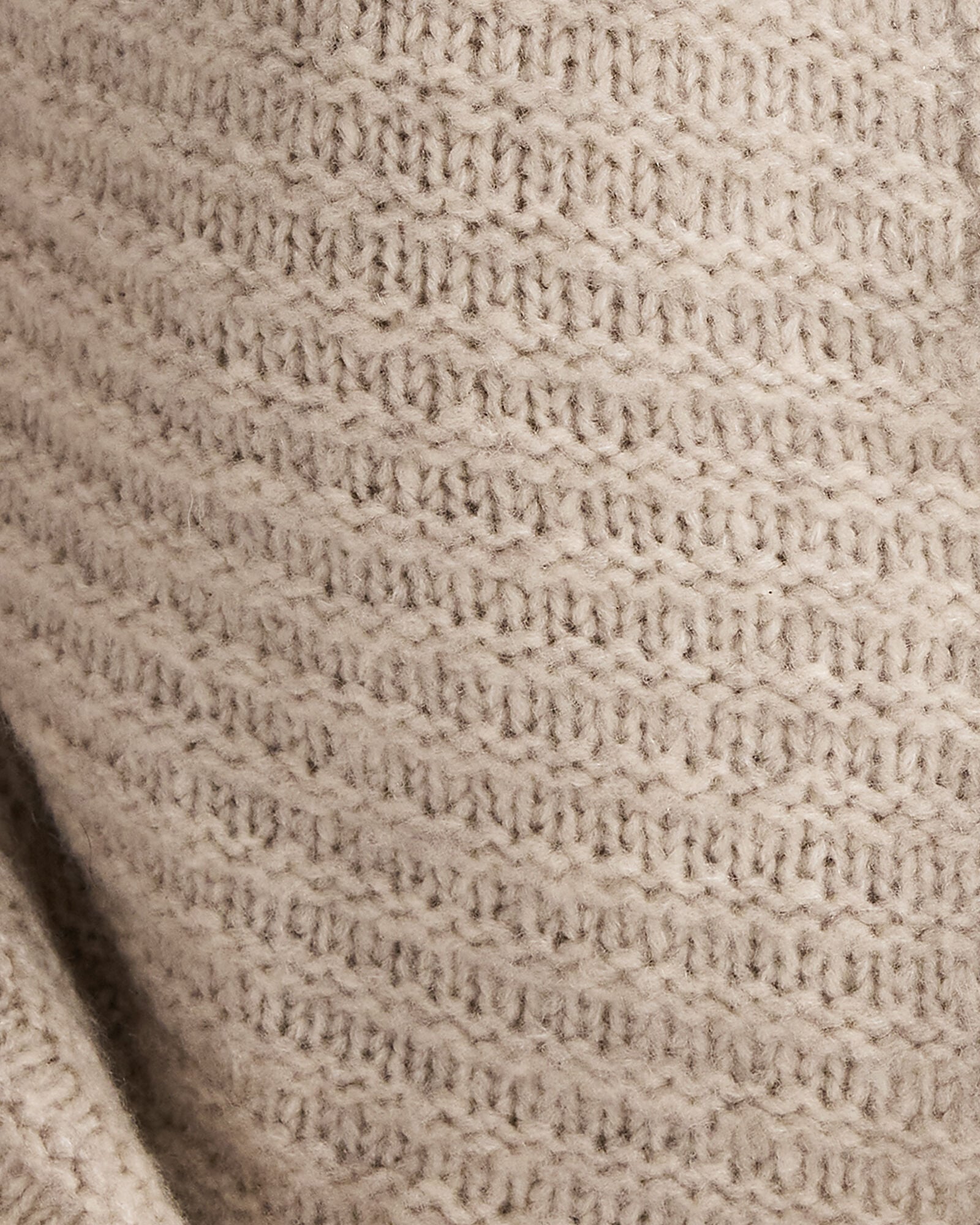 Merino Wool Cashmere Link Stitch Cardigan