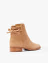 Tish Tie-Detail Ankle Boots - Suede