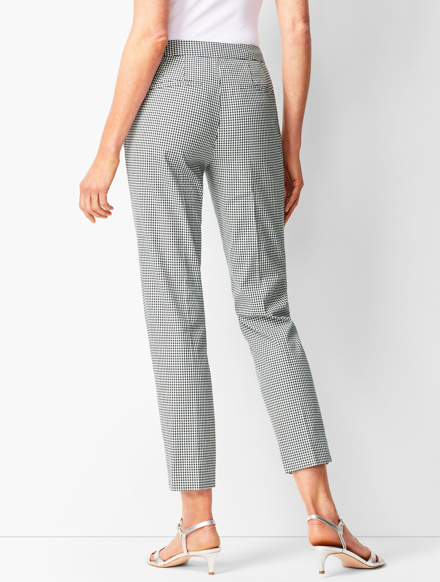 Tailored Gingham Crops