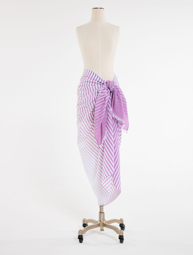 Aqua Club Pareo Cover-Up - Classic Stripe