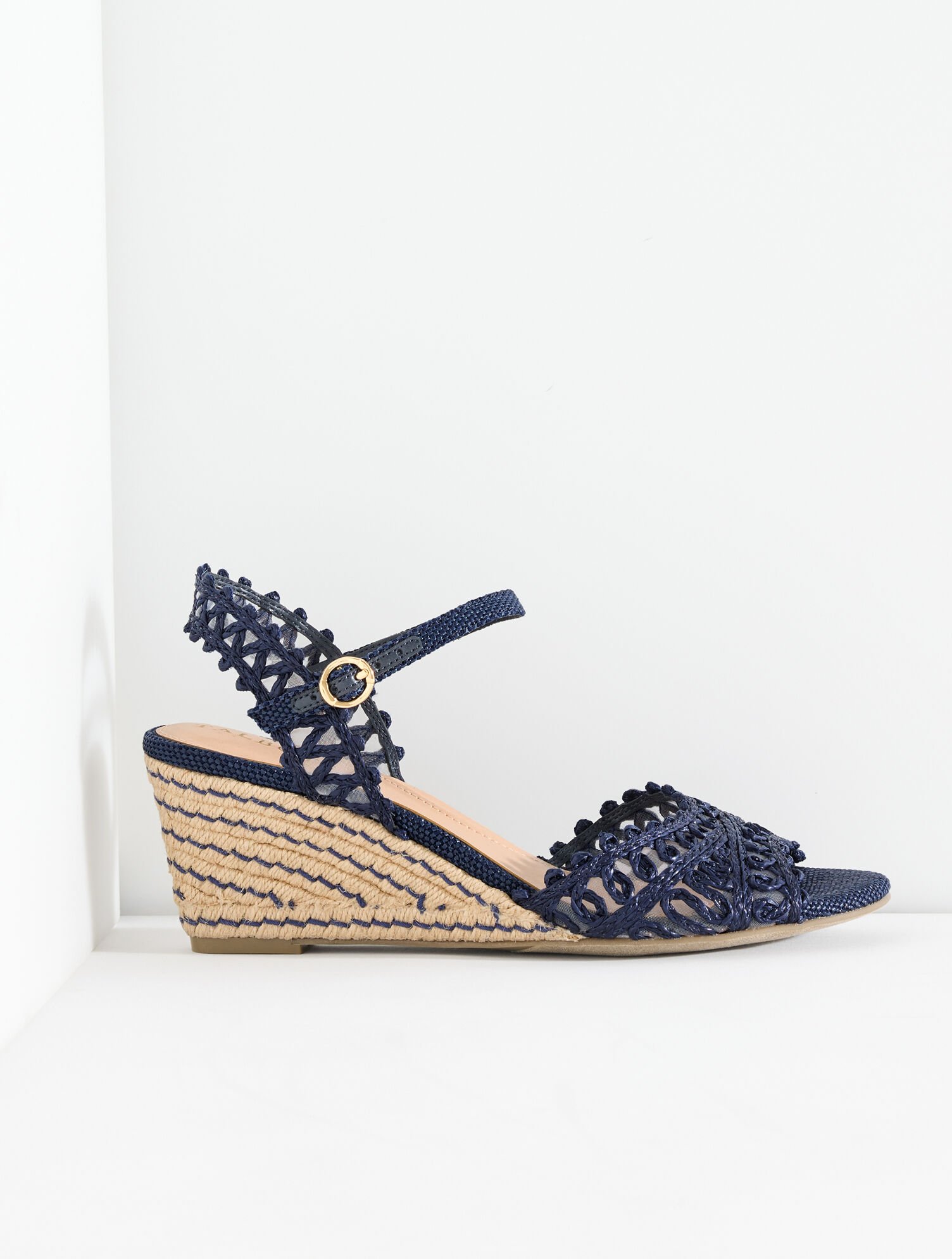 Royce Raffia Wedge Sandals