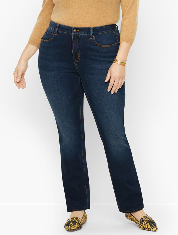 Plus Size Exclusive Straight Leg Jeans - Venus Wash - Curvy Fit