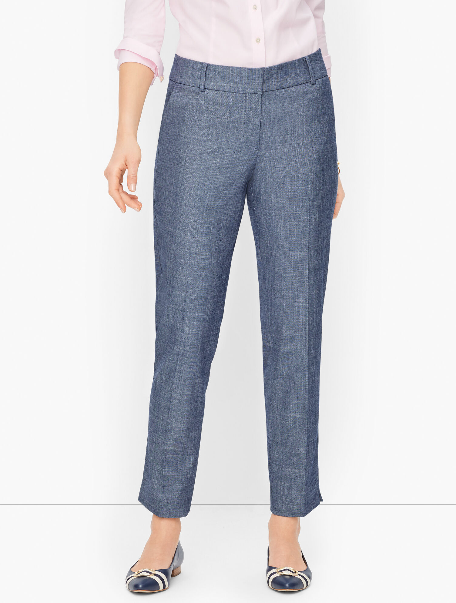 Talbots Hampshire Ankle Pants - Textured Kerri