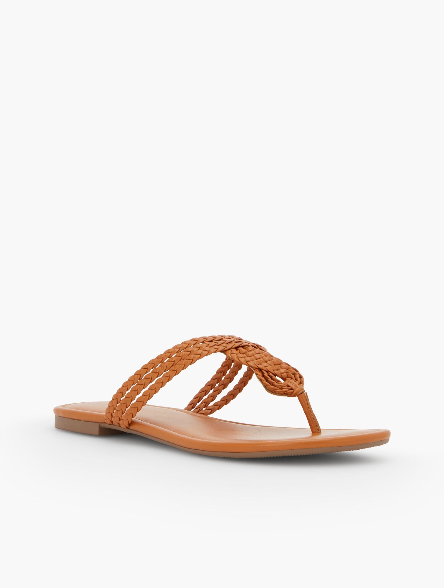 Cece Braided Thong Sandal - Faux Nappa