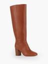 Darcy Tall Nappa Boots - Extended Calf