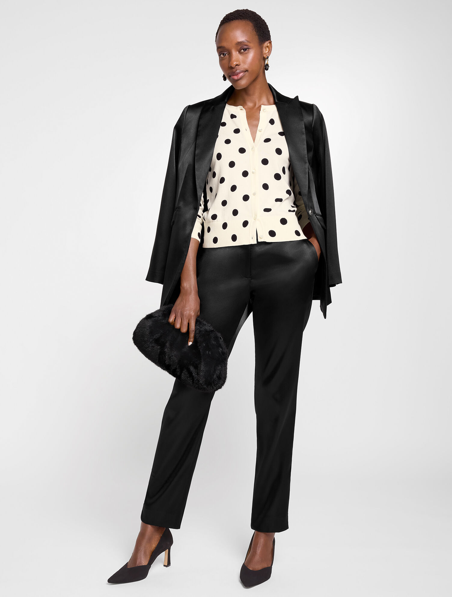 Decidedly Dressy Cardigan - Elevated Dot